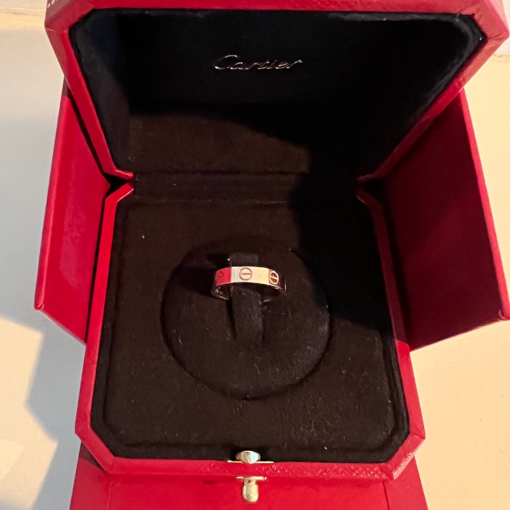 ♦️SOLD Cartier Love band ring rose gold size 46 - Picture 2 of 4